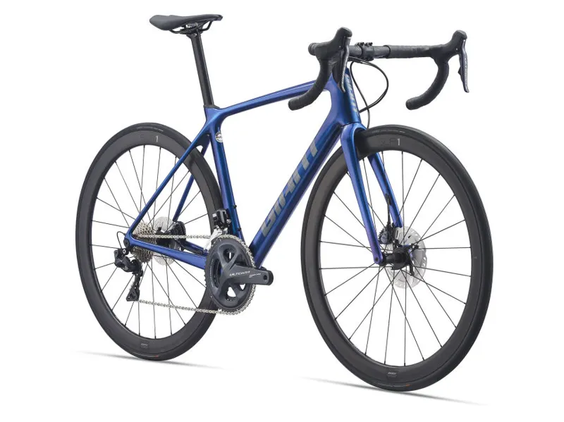 2021 Giant TCR Advanced Pro 0 Disc Road Bike in Blue